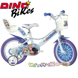 Dino Bikes Snow Queen Детски велосипед за момиче 14'' 8006817908531